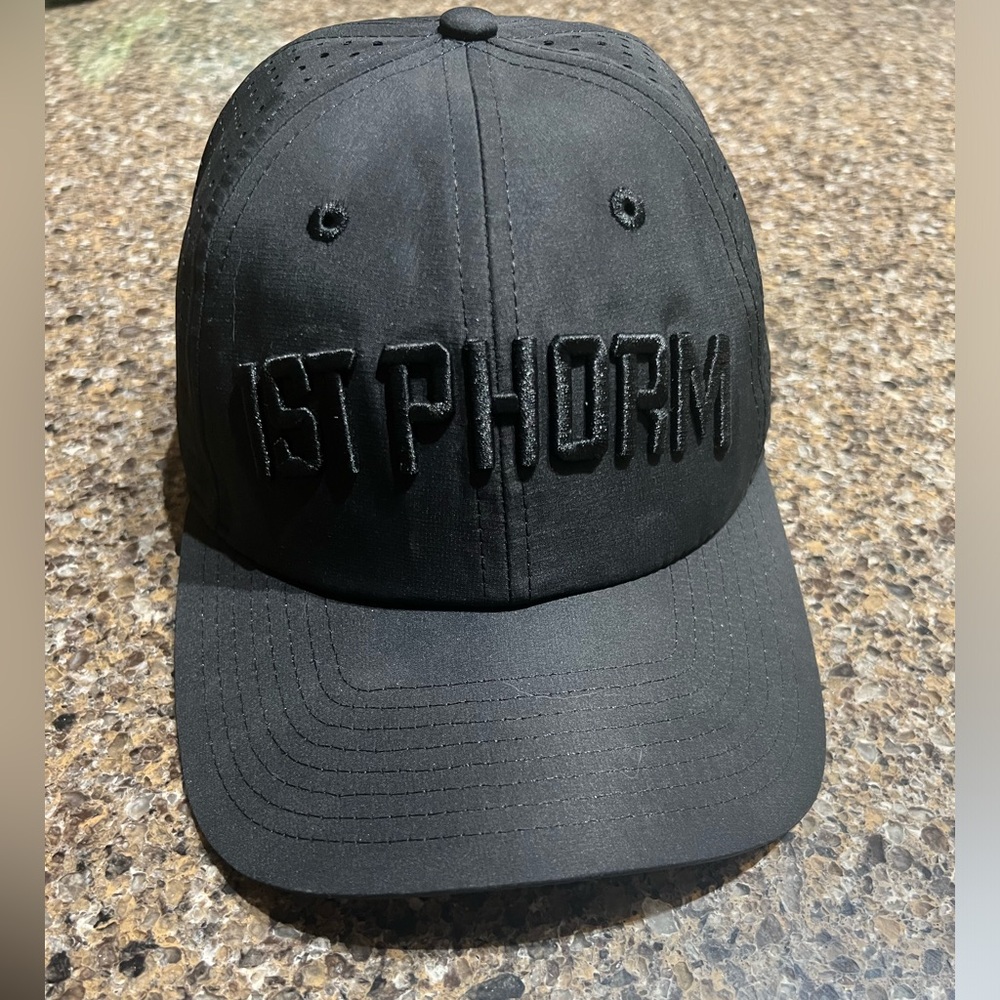1st Phorm Hat - all black, one size